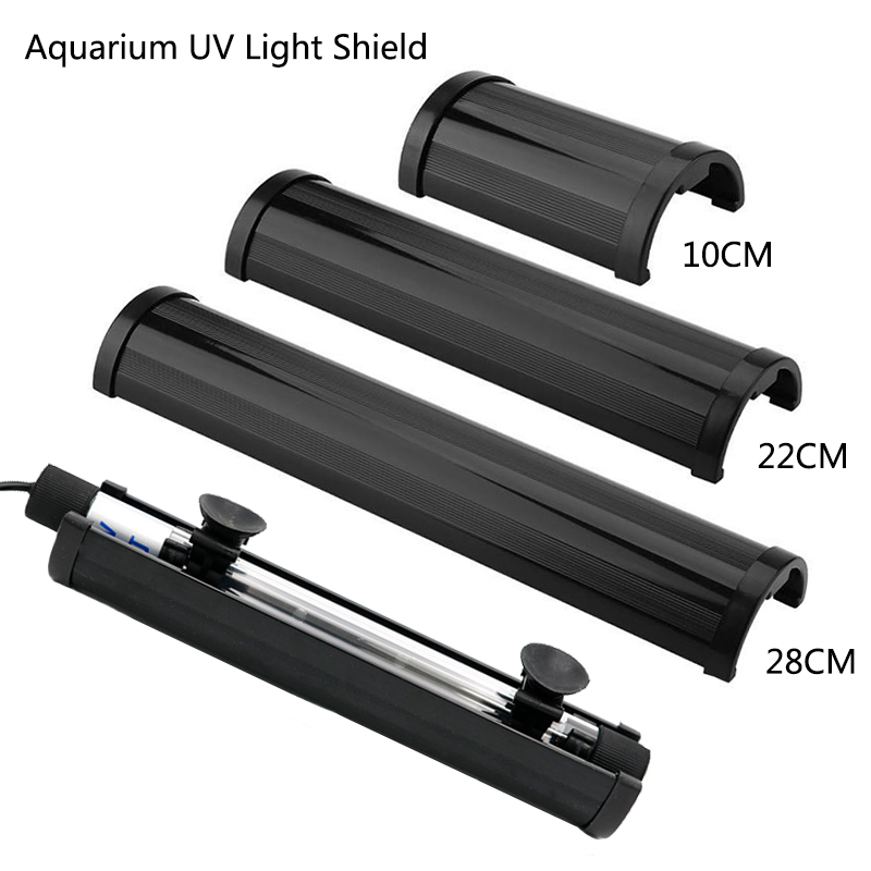 Aquarium Aquarium UV Lampe Zubehör Keimtötende Lampe Haube Fisch Teich Desinfektion Licht Barriere Schallwand Platte Werkzeug