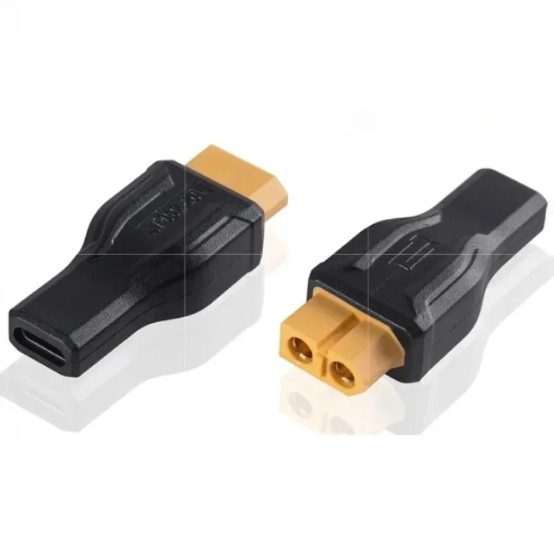 Wrtysully 2 Adaptateurs USB C Vers XT60 Type-C Vers XT60 100 W 20 V/5 A Connecteur de Charge pour Alimentation de Stockage D'Énergie de Modèle RC