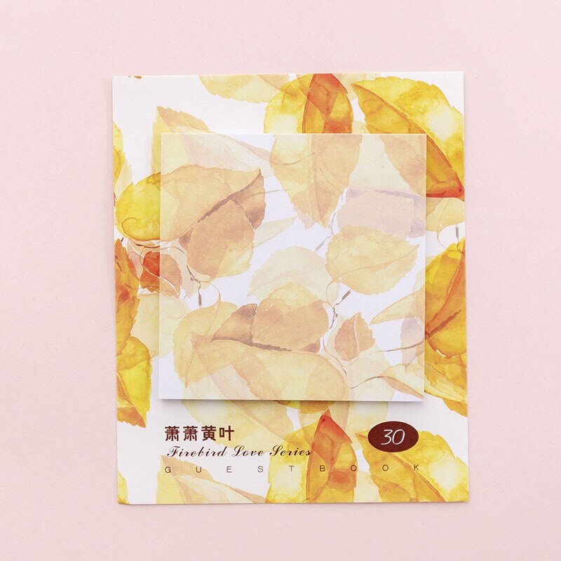 Flamingo Maple Leaf Kawaii Briefpapier Stickers Office Post Het Schoolbenodigdheden Memo Pad Notebook Blad Afbeelding Werk Plan: New 6