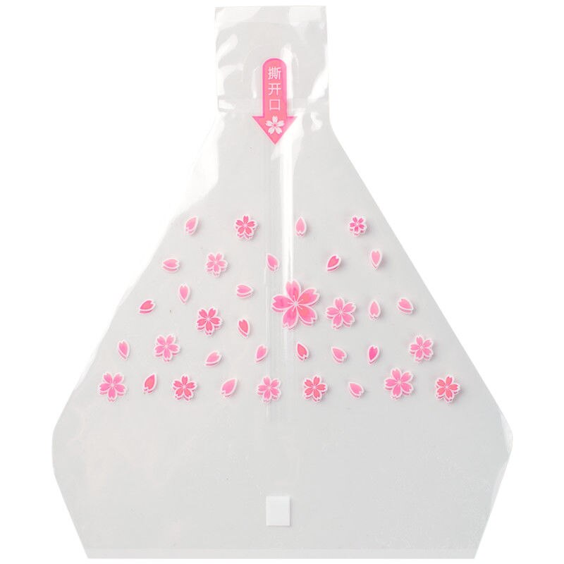 10pcs Japanese Style Triangle Rice Ball Packing Bag Japanese Cuisine Making Tools Bento Accessories: 1