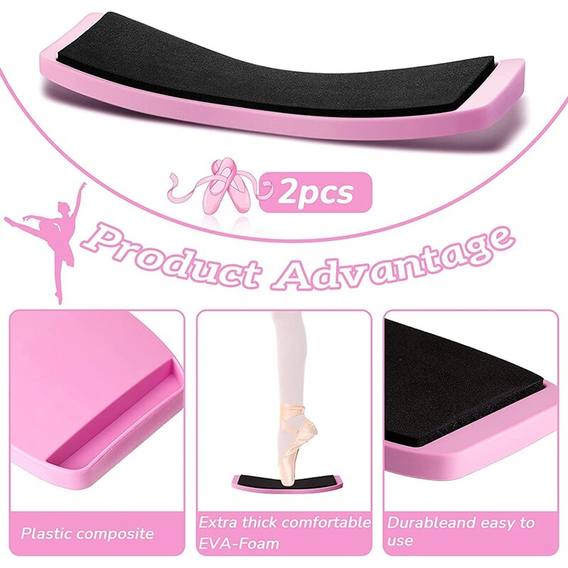 2 Pcs Ballet Turning Board Figure Skating Spin Board Ice Skating Spinner Nylon Pirouette Spin Board Training Equipment