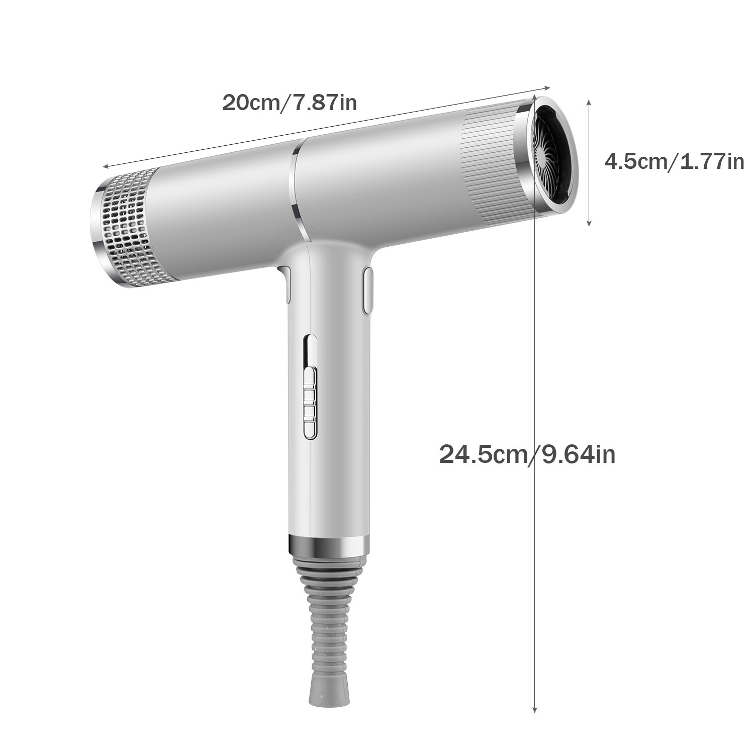 Powerful Blowing Anion Hair Dryer Negative Ion Hair Blower Overheating Protect Low Noise Hair Drying Styling Tool