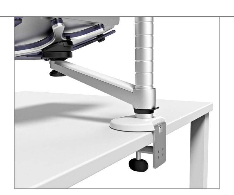 OA-7 Multimedia Desktop 25 inch LCD Monitor Holder+ Laptop Holder Stand Table Dual Monitor Mount Arm Bracket Stand Base