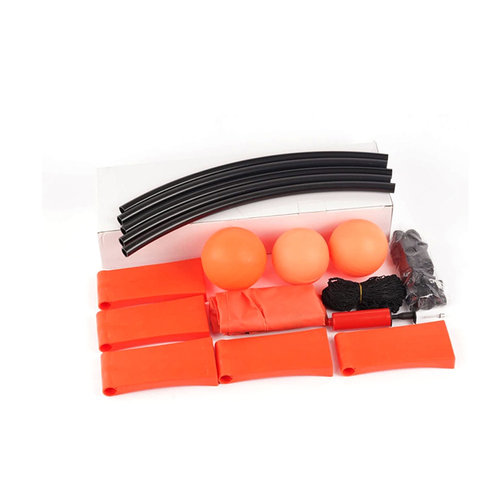 Mini Strand Volleybal Spike Ball Game Set Outdoor Teamsporten Spikeball Gazon Fitness Apparatuur Met 3/4 Ballen Volleybal Netto