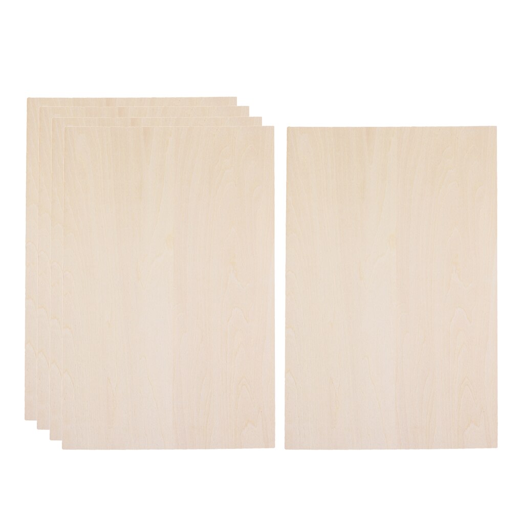 10Pcs Houten Platen Model Basswood Hout Lakens Board 2Mm Dik Diy Huis Vliegtuig Model Speelgoed Maken Craft Kits