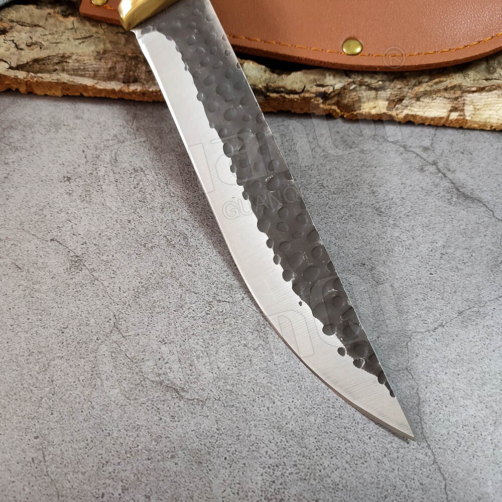 Stainless Steel Boning Knife Kitchen Knife Forged Butcher Knife Handmade Meat Cleaver Slicing Chef Knife Slaughter Knife Cutter