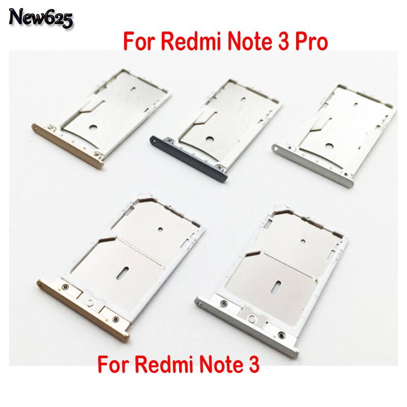 originale nuovo Sim fessura per Lettore di Schede Supporto Porta per xiaomi Redmi Nota 3/ Redmi Nota 3 pro Sim carta lettore di schede di Presa Vassoio di fessura per Supporto