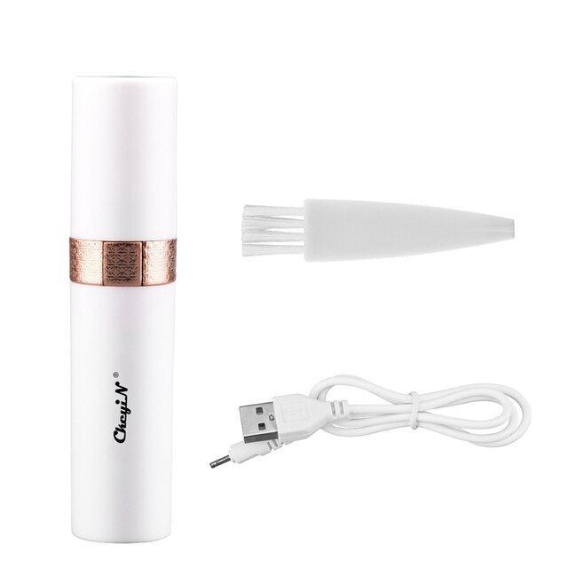 USB Rechargeable Lady Shaver Facial Hair Remover Mini Epilator Women Razor Instant Shaving Machine for Armpit Leg Bikini Area: MT116W