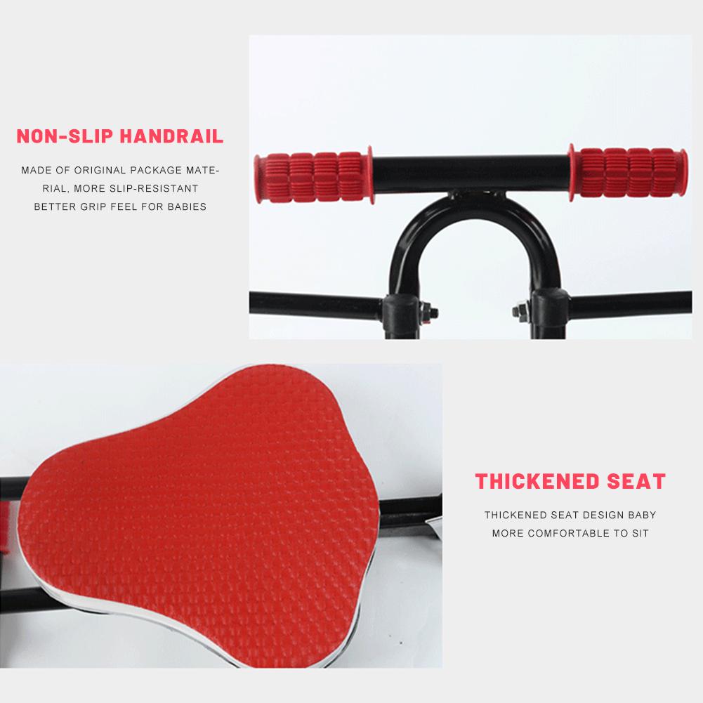 Bicycle Mounted Child Carrier Bike Seat Safety Fro... Grandado