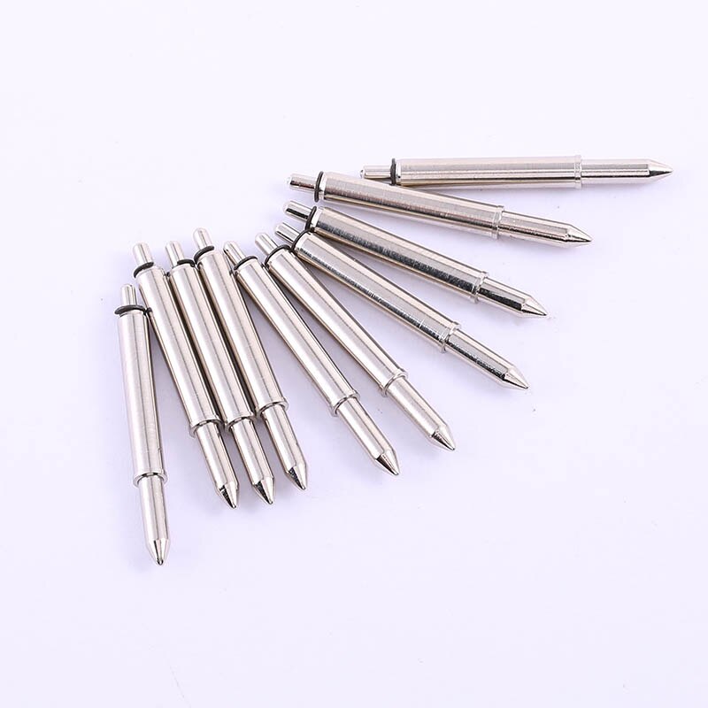 50Pcs Pointed Positioning Pin (GP-1S) Nickel Plated Spring Thimble Elastic Positioning Pin Electronic Use Accessories