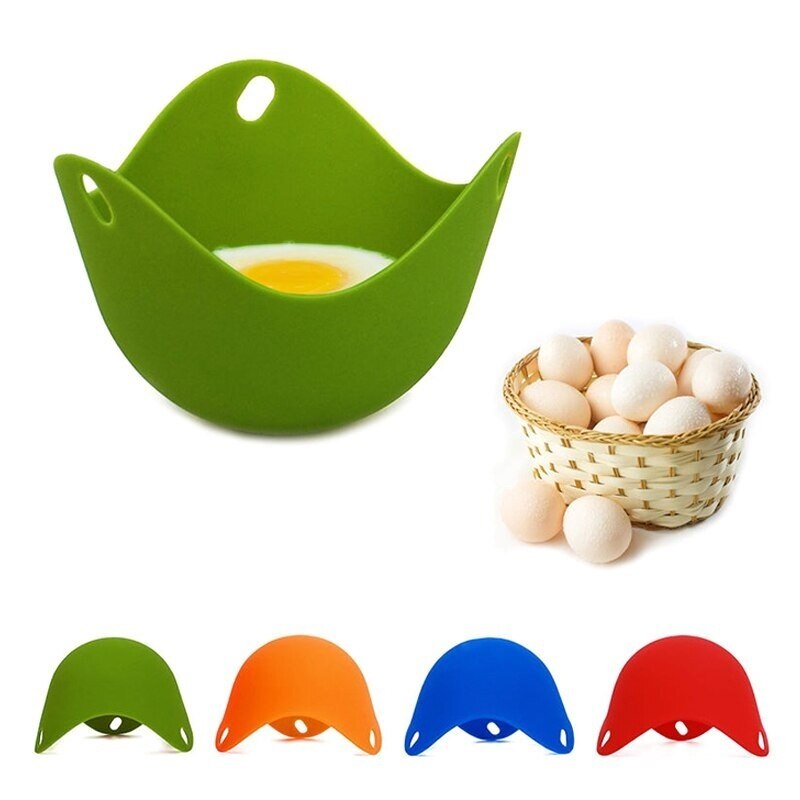 4 kpl/erä silikoni muna salametsästäjä salametsästys palot pannu muotti keittiön ruoanlaitto työkalu lisävaruste cocina vempain accesorios de cocina