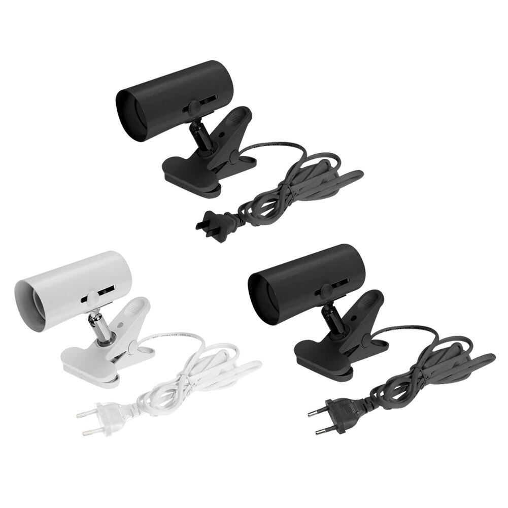 Durable 360 Degree Rotation Reptile E27 Lamp-socket Kit Pet Heating Lamp Clip Cover Clip-on Bulb Universal Light Holder