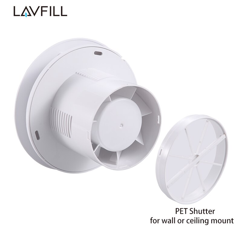 4 &quot; 100MM Wall Ceiling Extractor Bathroom Shower Exhaust Fan with Timer Switch 220V