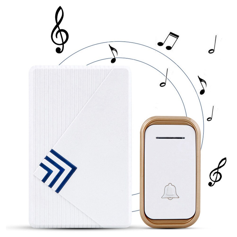 Home Wireless Doorbell Battery-Operated Smart Doorbell Waterproof Security Doorbells With Transmitter And Receiver