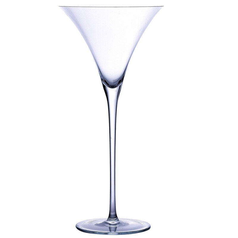 Lead-Free Crystal Horn Martini Glass Japanese Crystal Triangle Martini \Cocktail \Champagne Glass