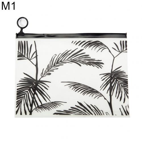 Tragbare PVC Wasserdicht transparent Druck machen-hoch Tasche Schreibwaren Lagerung Beutel: M1