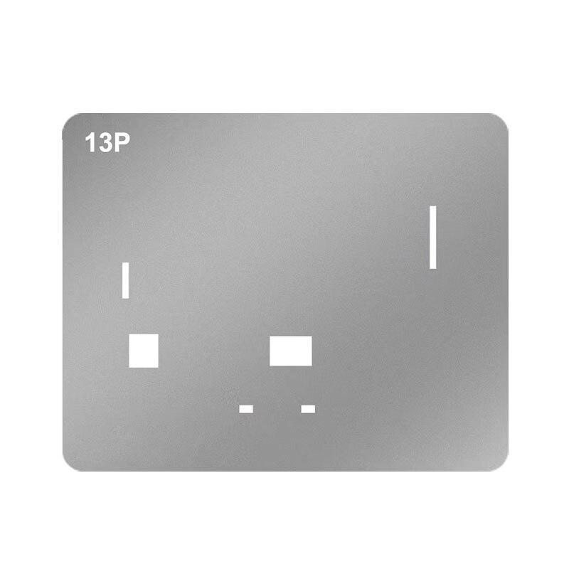 Screen protector stencil for iphone 11/11P/11PM/12/12P/12MINI/12PM/13/13MINI/13P/13PM Replacing LCD IC soldering heat shield: 13P