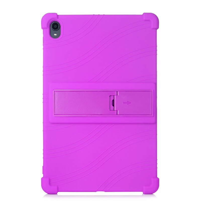 Wytrzymały wodoodporny silikonowy futerał ochronny robić telefonu Nokia T20 10.4-calowy pokrowiec ochronny na tablet odporny na upadek: FIOLETOWY
