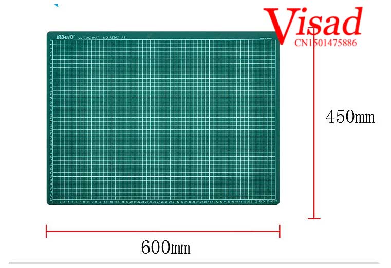 Pvc skjærematte  a2 craft mørkegrønne lappeverktøy  a2 skjærebrett skjærematter for quilting