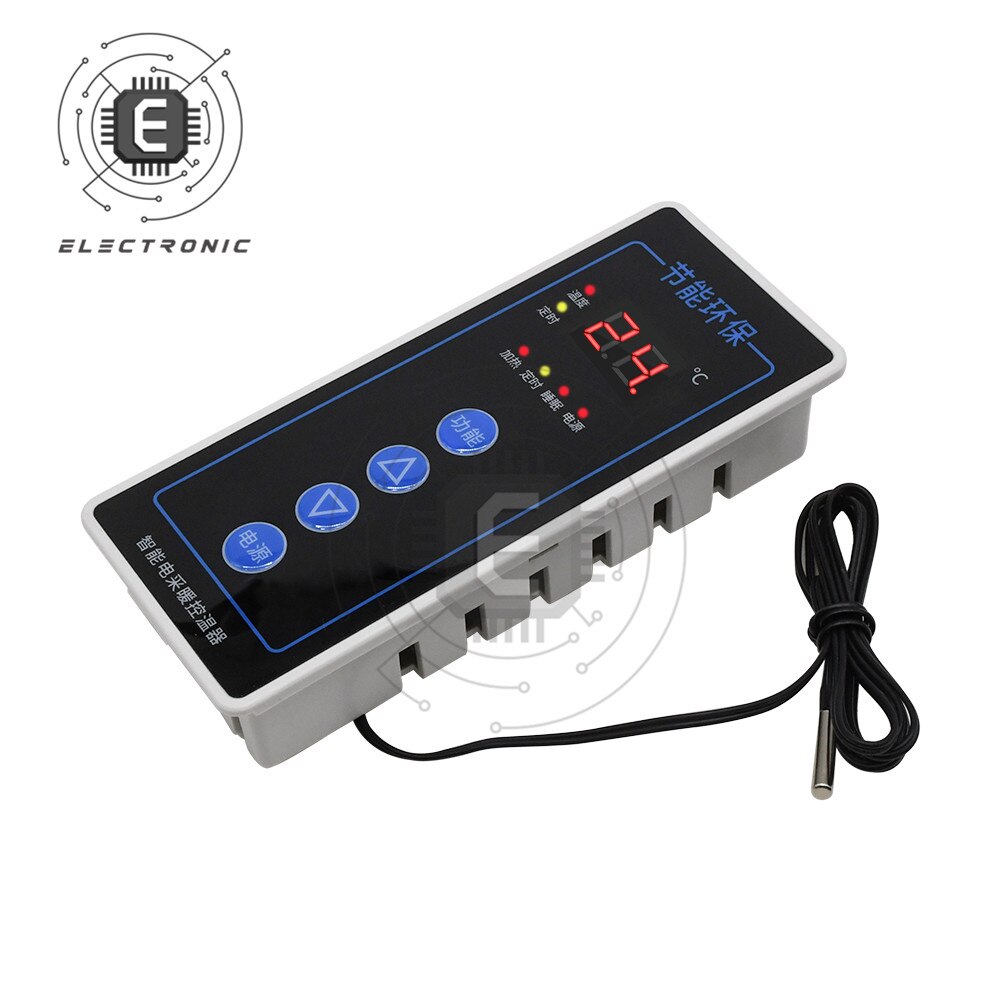 AC 110-220V Intelligent Electric Heating Thermostat LED Digital Temperature Controller Timer Switch Heating Timing Mode