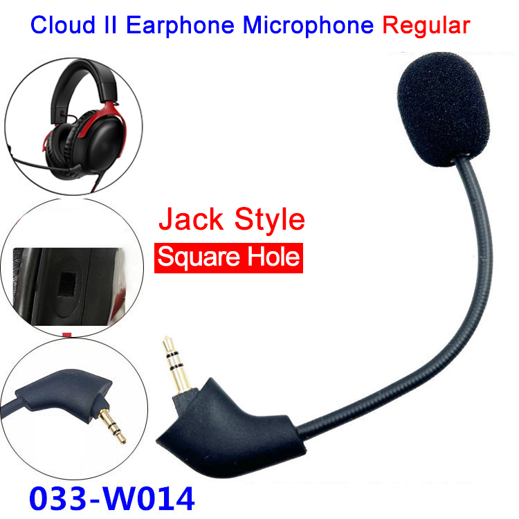 Replacement Game Mic 3.5mm Microphone for Kingston HyperX Cloud 2 II X Core Pro Silver Cloudx Gaming Headsets Headphones: PURPLE