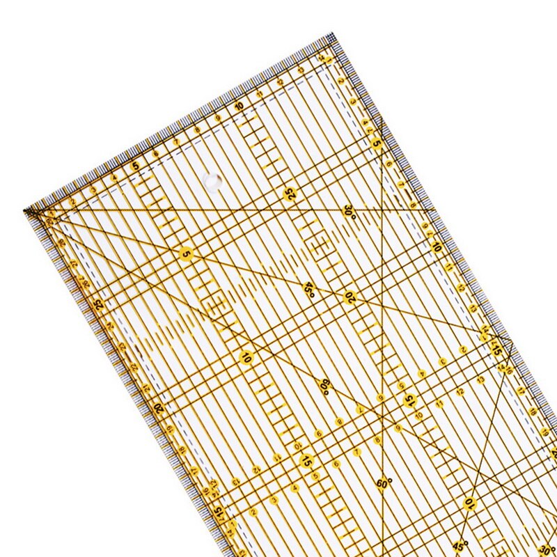 Quilten liniaal diy tekenlinialen voor kinderen studenten kantoor school naaien acryl patchwork doek quilten tuler multifunctioneel