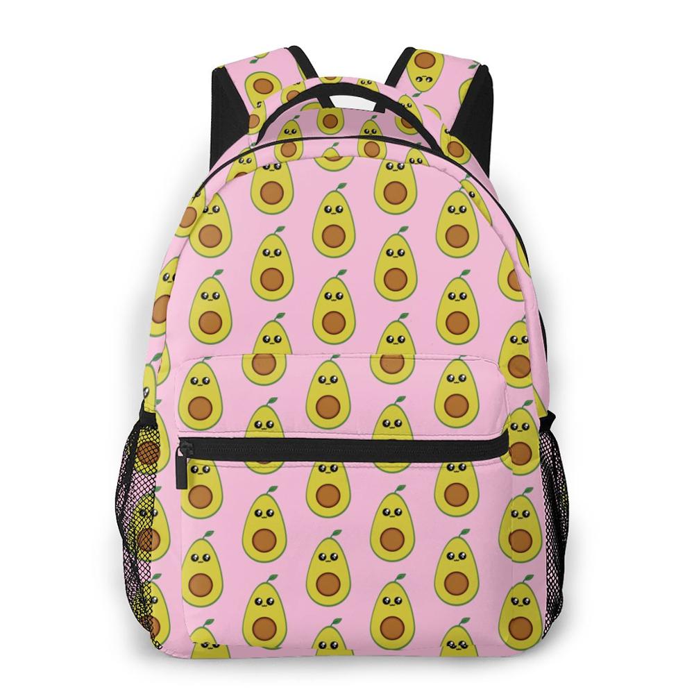 Backpack Women Backpack Shoulder Bag Avocado Pattern School Bag For Teenage Girl Children Backpacks Travel Bag: colour11