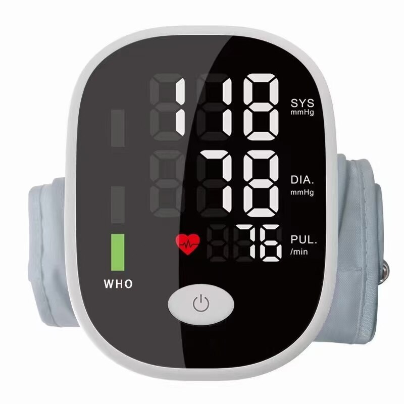 Electronic Home Automatic Detection Sphygmomanometer Digital Measuring Monitor Meter English Voice Broadcast: Default Title