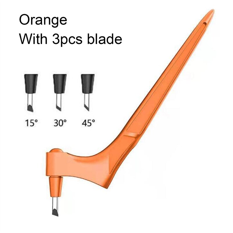 DIY Art Cutting Tool Craft with 360 Steel Rotating Blade Cutter Paper Knife Accessory Wood Sculpture Engraving Cutter: OG
