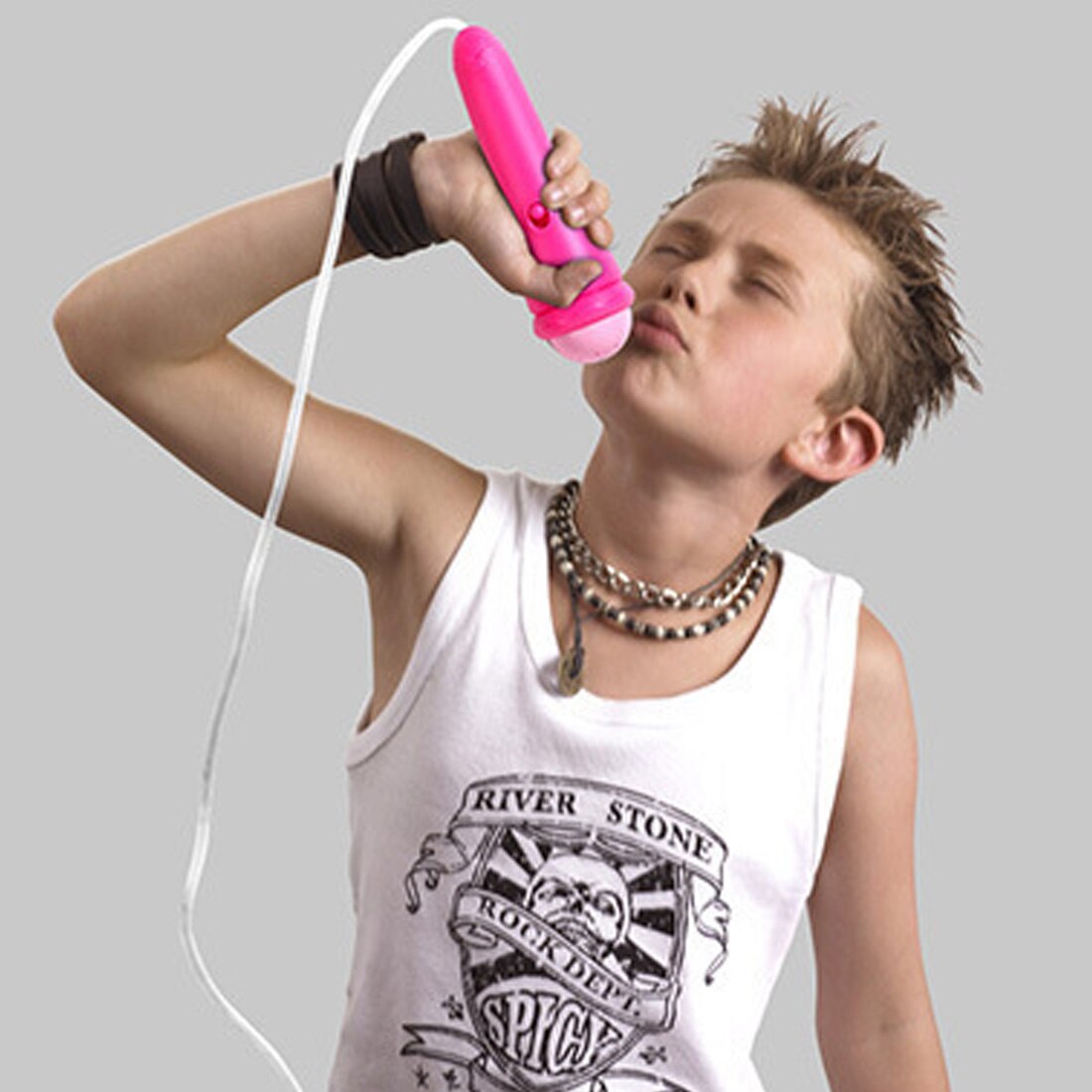 Support de jouet musical pour enfants, microphone de karaoké réglable