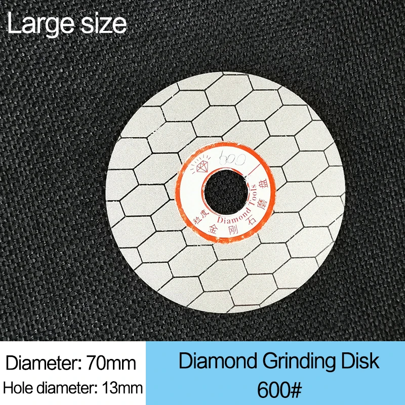 65/70mm diamantslipskivor diamantslipsten praktisk pålitlig slipskiva tillbehör roterande slipskiva verktyg: Transparent