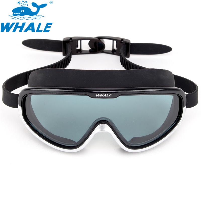 Baleine-lunettes de natation professionnelles, en Silicone, souples, étanches, Anti-buée, anti-uv, pour hommes et femmes: NO.3