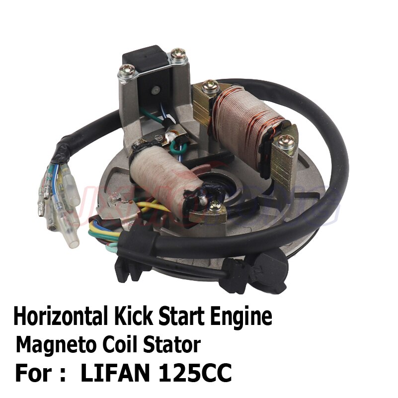 Kit de Stator de bobine magnétique de démarrage Horizontal, pour moteur LIFAN LF125cc Pit Bike Dirt Bike