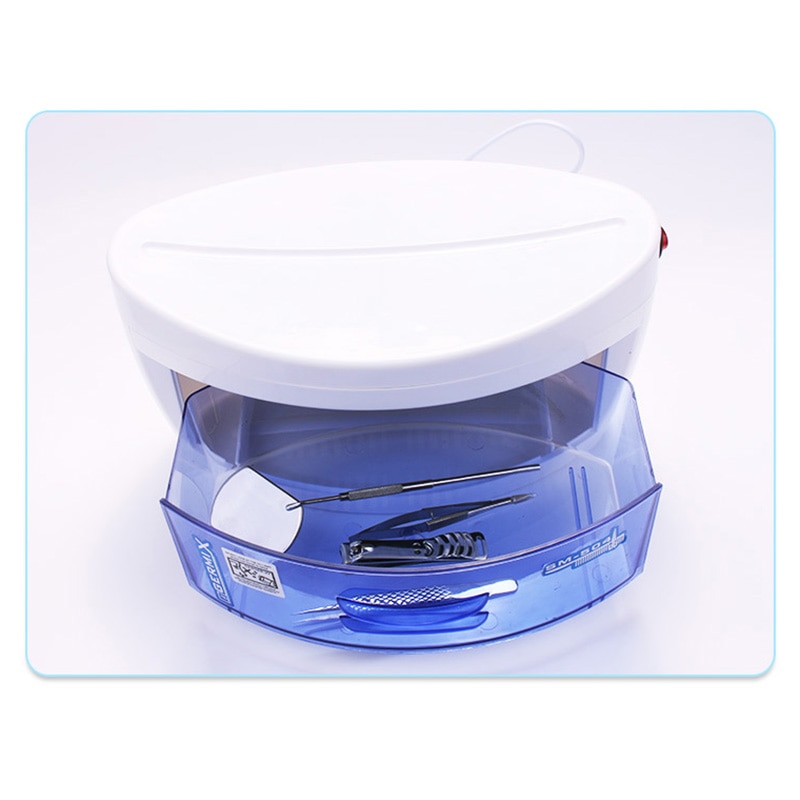 Esterilizador de teléfonos móviles con luz UV caja de Cabina Desinfeccion herramientas de cuidado de uñas protección de uñas esterilización conveniente