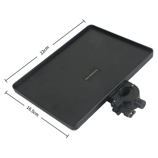 Microfoonstandaard Geluidskaart Lade Voor Live Statief Beugel Telefoonhouder Klem Muziekinstrument Onderdelen Accessoires Telefoonhouder: Black