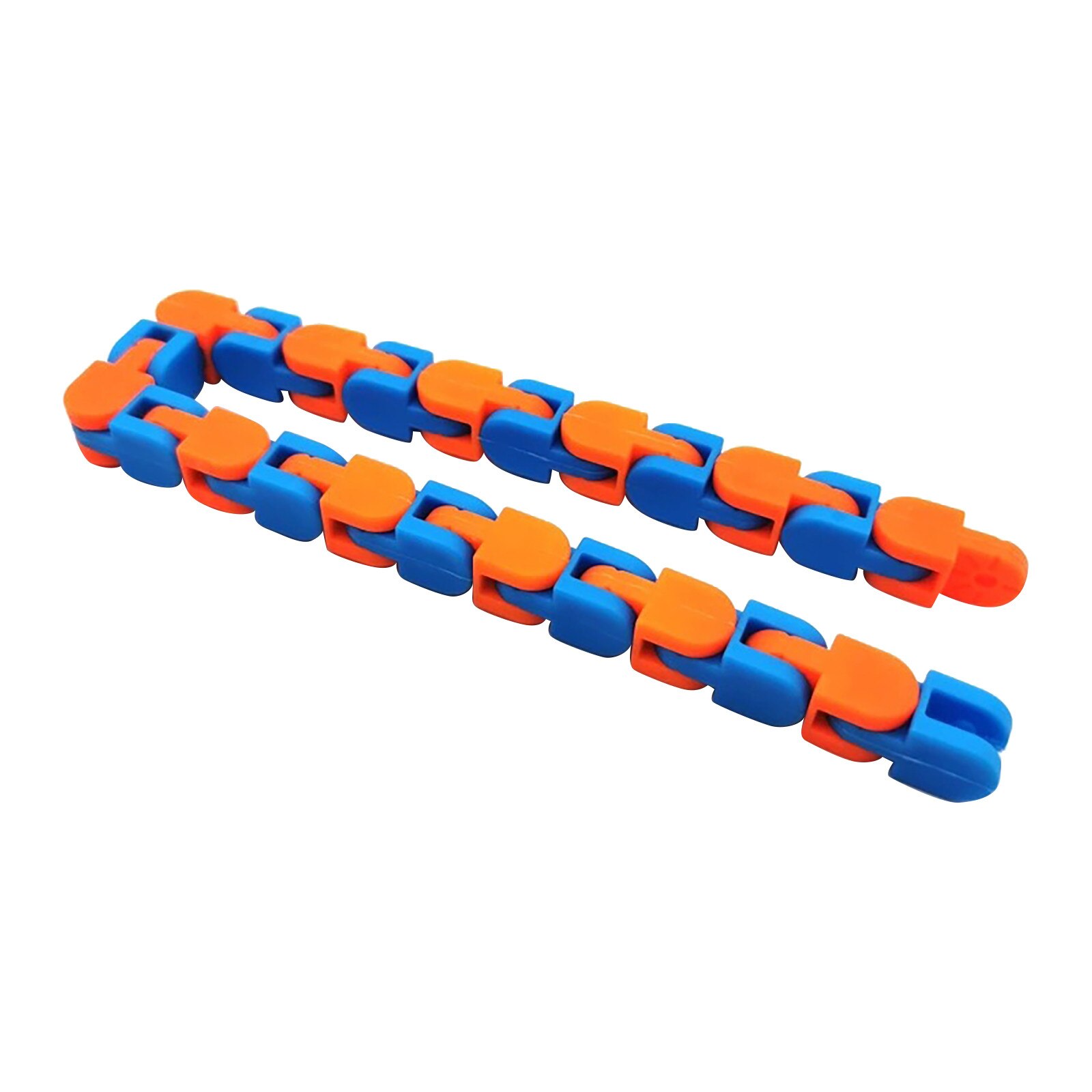 Bunte Puzzle Sensorischen Zappeln Spielzeug eltern-kind-Interaktion Stress Relief Drehen Und Form Dekompression Spielzeug 24 Bit Juguetes: Orange blue