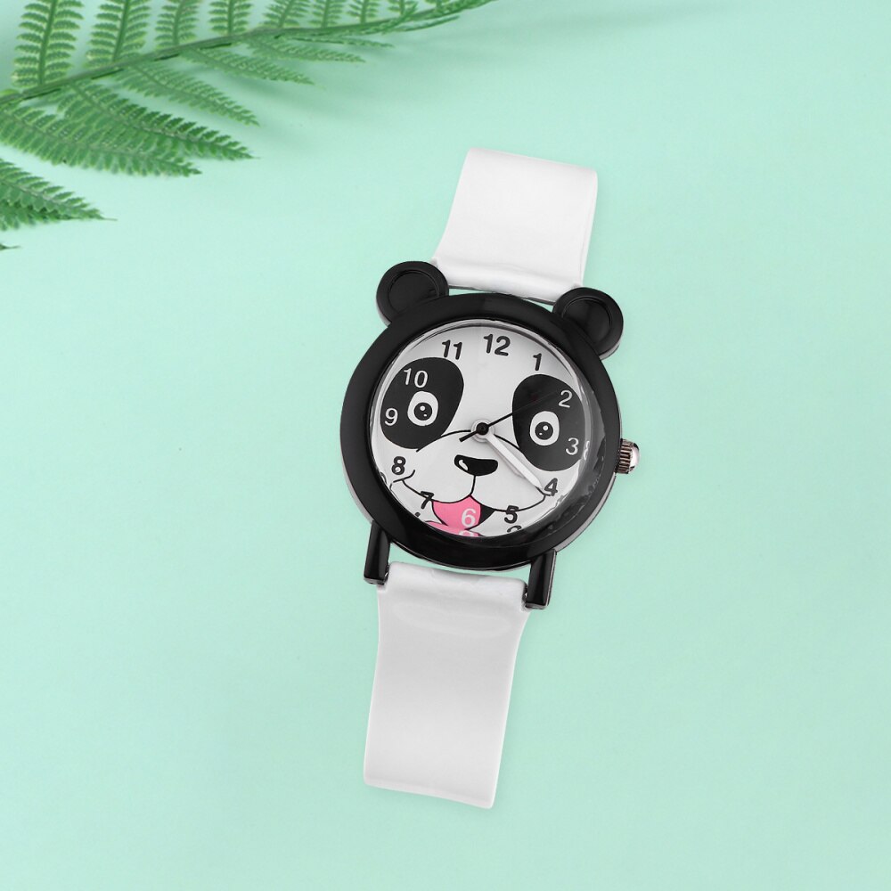 1Pc Waterproof Kids Watches Children Cartoon Quartz Wristwatch Colorful Watch for Children (White Tiger Pattern)