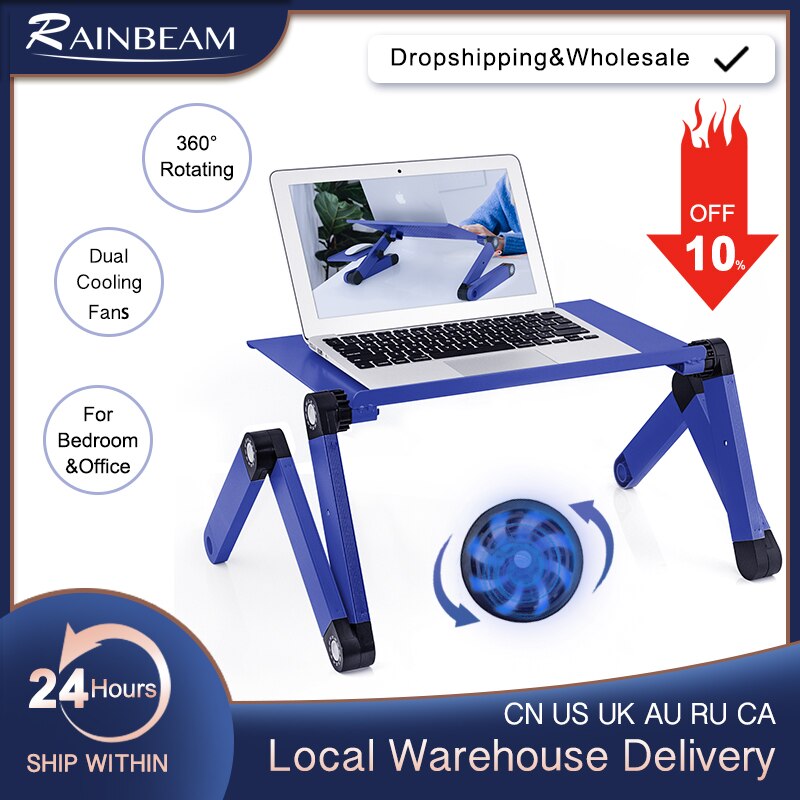 Biurko na laptopa z podkładką strąk mysz ergonomiczne przenośne łóżko taca PC podstawka ze stolikiem robić laptopa zeszyt sofa biurko z wentylatorem robić biura