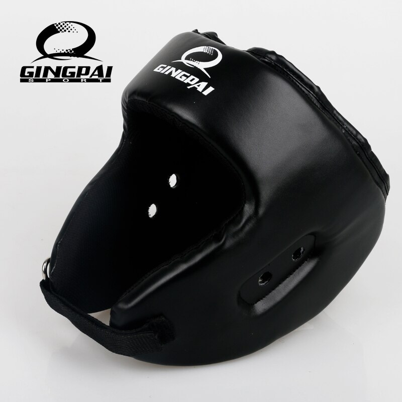 Red Black MMA Helmet Adult Male Female Fighting Muay Thai Kick Boxing Training Helmets Safety Headgear Sanda Safety Protecto