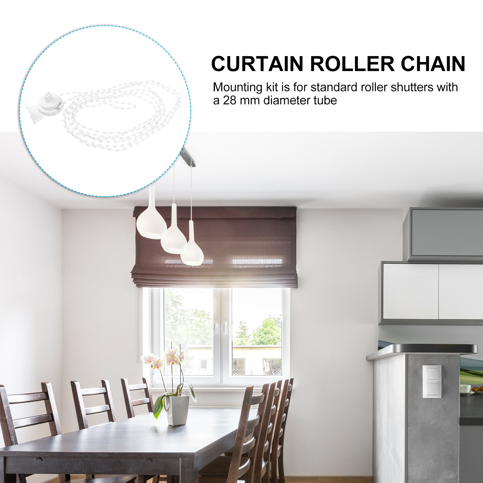 Roller Shade Blind Beaded Chain Cord Clutch “U” Shape with Metal Core Roller Shade Clutch “U” Shape with Metal Core Blinds