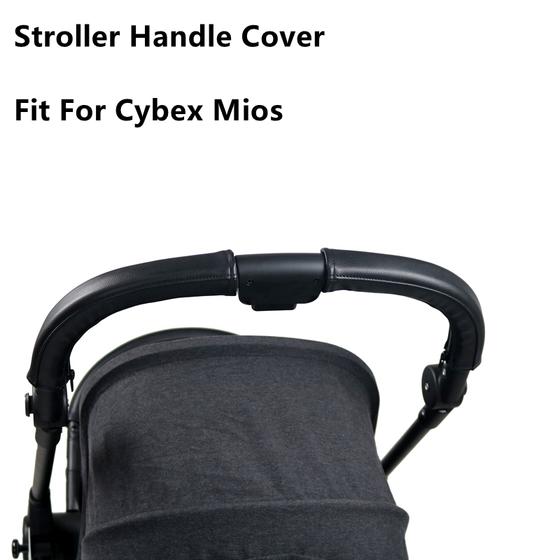 Stroller PU Leather Handle Covers Fit For Cybex Mi. Grandado