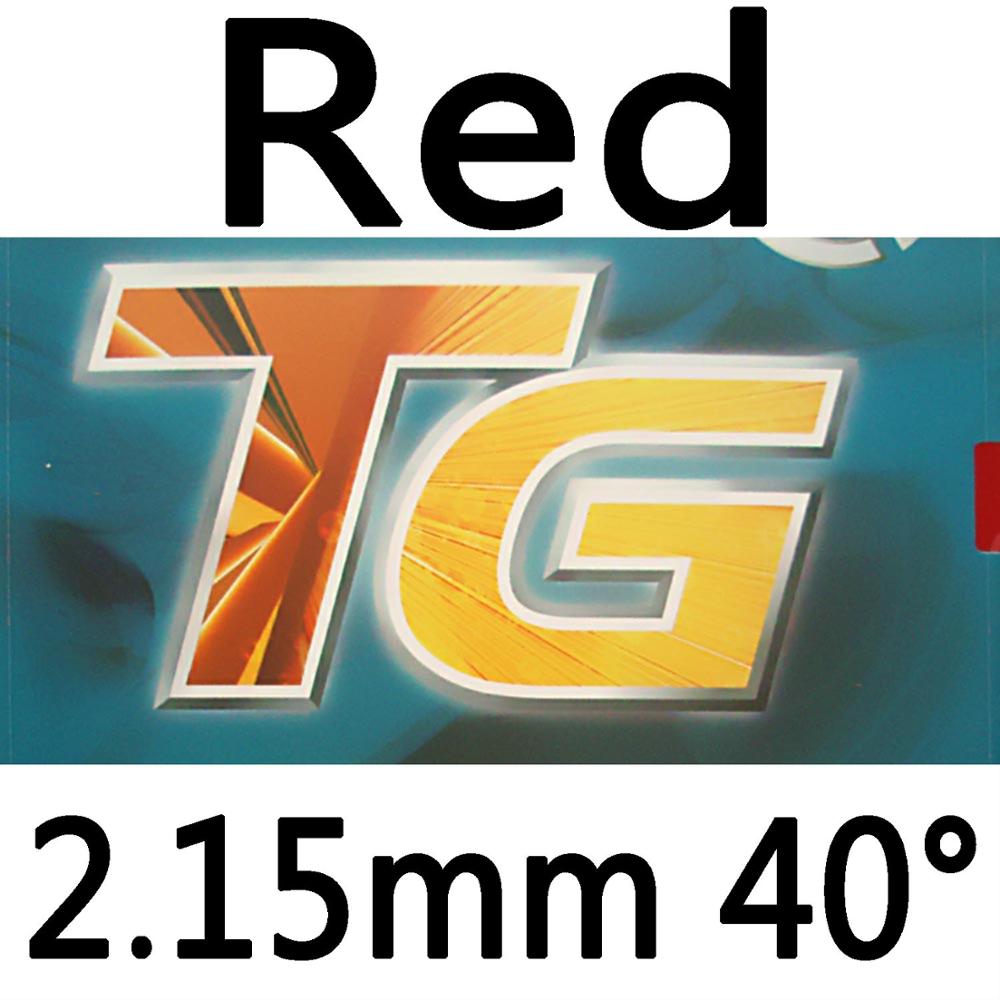 DHS NEO Skyline TG3 contrôle + Speed Pips en caoutchouc, Tennis de Table, ping-pong avec éponge: Red 2.15mm H40