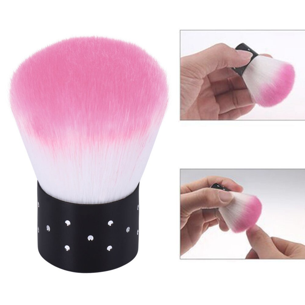 Nagel Penseelgereedschappen Soft Cleaner Voor Acryl Uv Gel Nail Art Dust Brush Manicure Pedicure Gel Polish Remover Manicure Pedicure tool