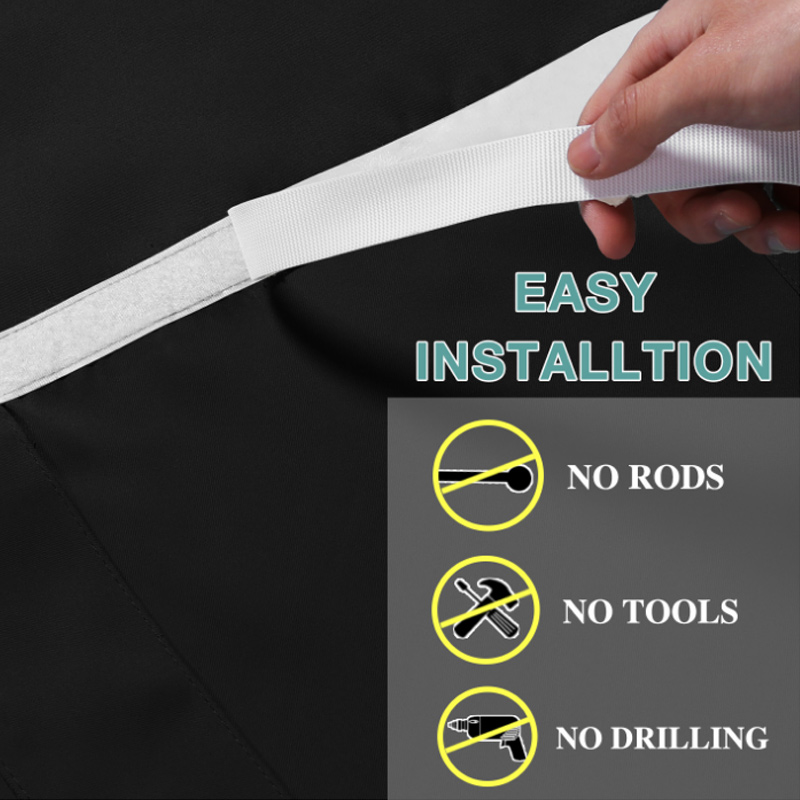 1 Panel Blackout Door Curtains Privacy French Door Curtain Shades Window Curtains Thermal Insulated 26 X 68 Inch Darkening Cur