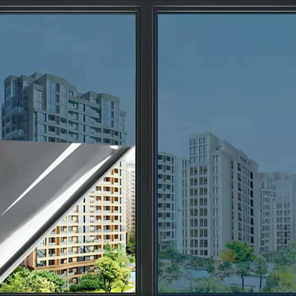 Insulated glass film privacy protection sun protection household windows balconies one-way mirrors window film stickers