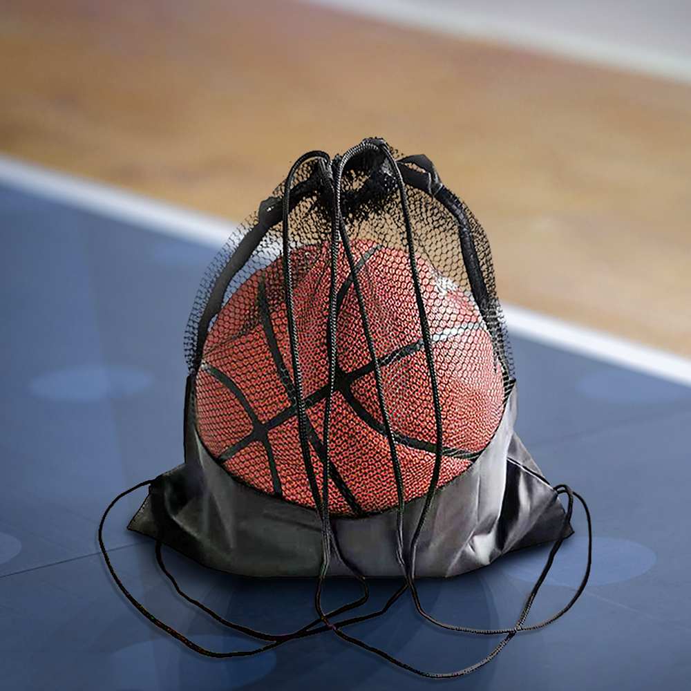 Sport-netztasche, tragbarer fußball-aufbewahrungsrucksack, robuste netz-aufbewahrungstasche für outdoor-basketball, multifunktionale aufbewahrungstasche