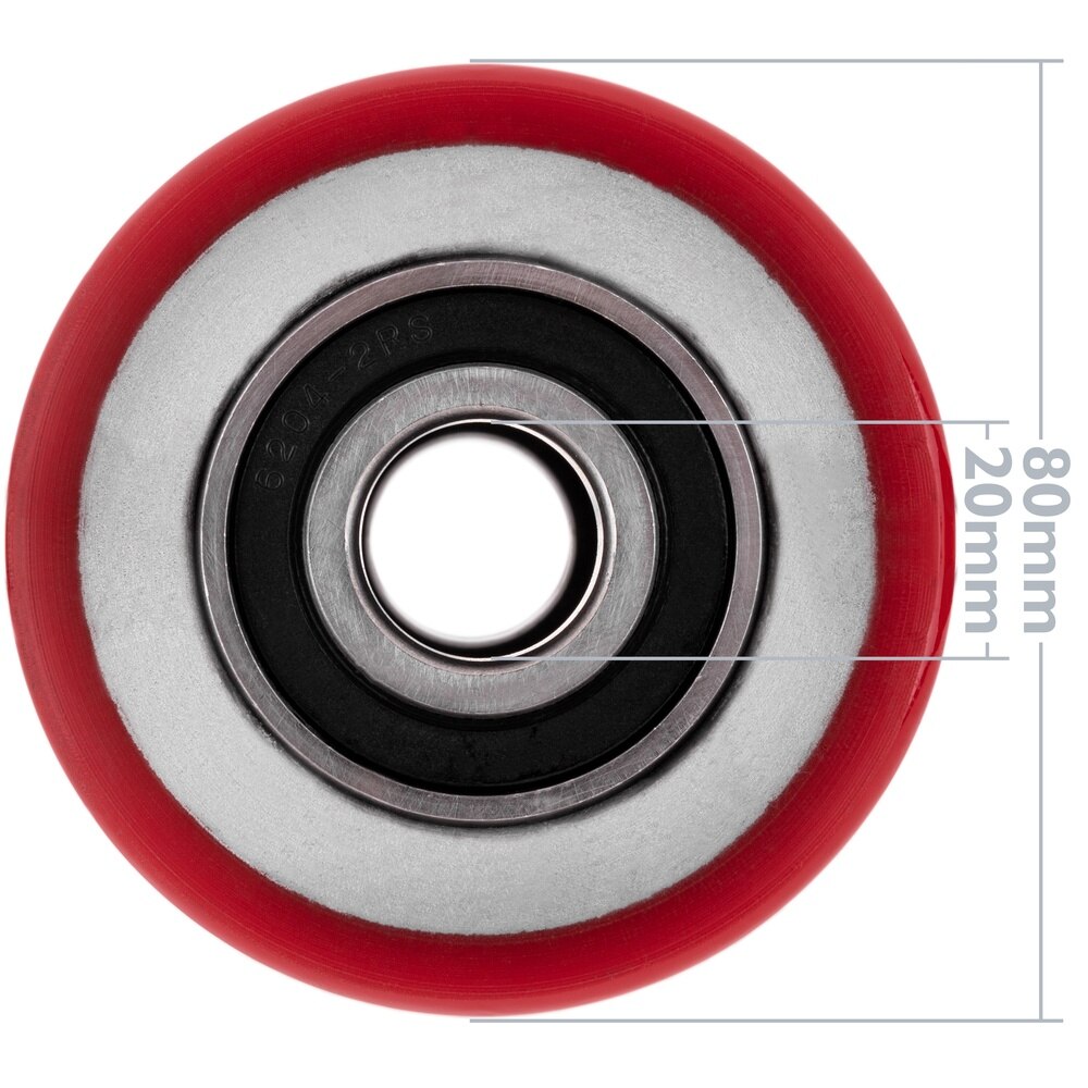 PrimeMatik-rad für paletten roller polyurethan 80x9 0mm 800 Kg