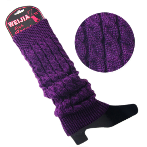 Women Winter Warm Knit Crochet High Knee Leg Warmers Leggings Boot Leggings Slouch
