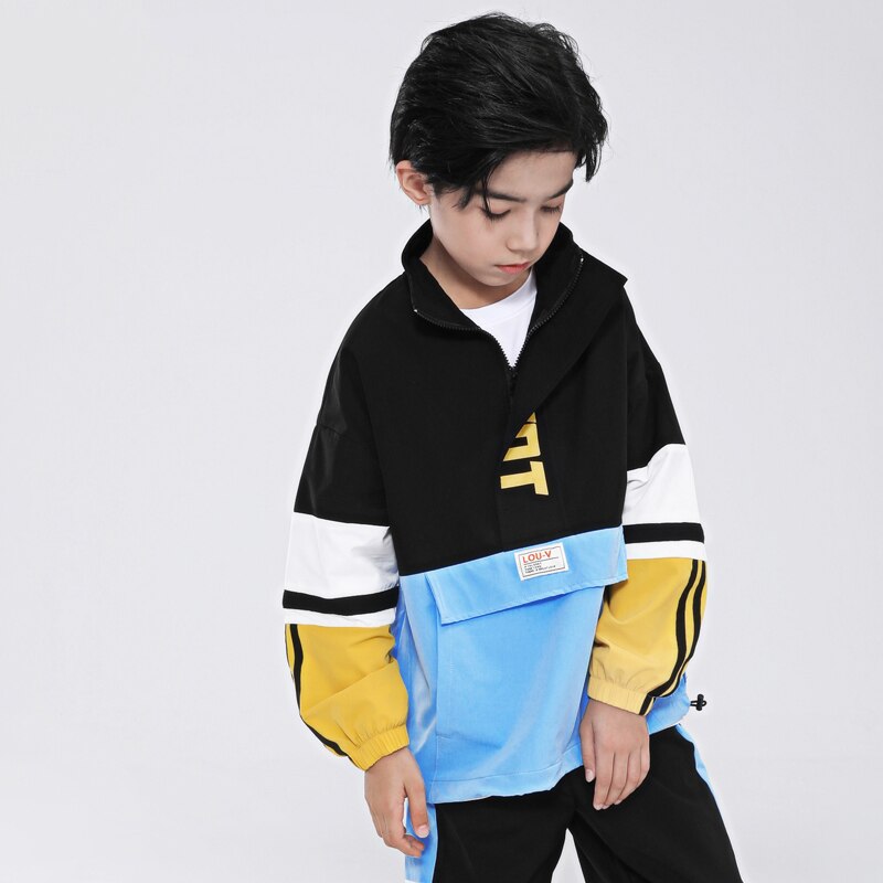 nouveaux Costumes de danse Hip Hop pour garçons costume de sport Jazz Street Dance Wear Performance tenue enfant Rave vêtements DQS3933