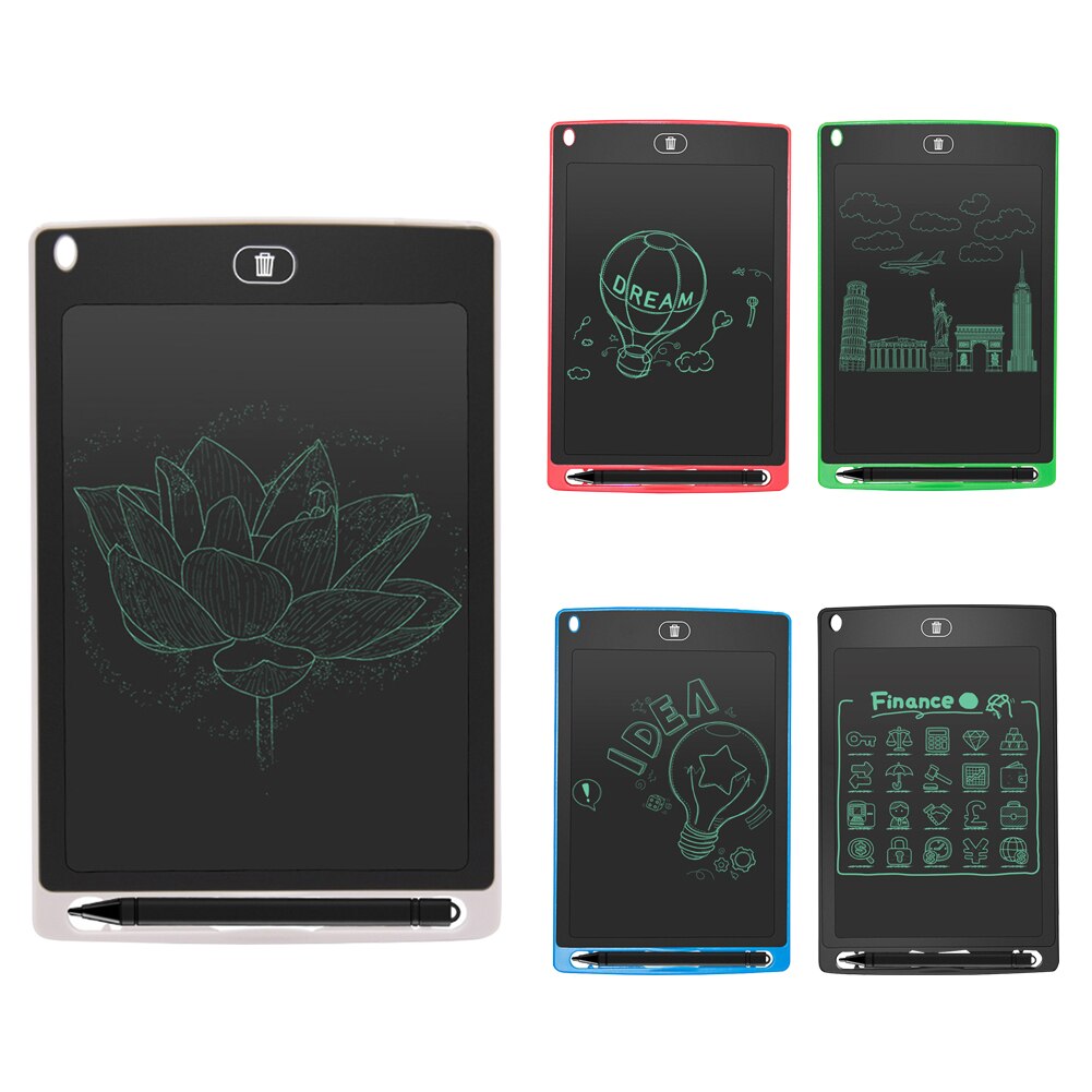LCD Writing Tablet - 8.5 Inch - Erasable Digital Drawing Board - Portable Electronic Notepad